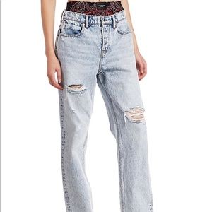 Alexanderwang Rival Boxer Layered Distressed Baggy Jeans Pants 29 M Ripped